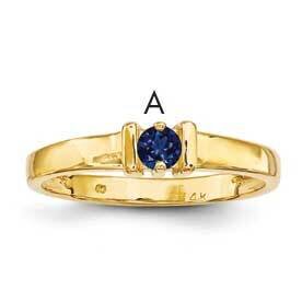 1-Stone Mothers Ring Mounting 14k Polished Gold XMR6/1-7, MPN: XMR6_1--6, 191101539053