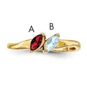 Family Jewelry Ring Mounting 14k Gold XMR62/2-7, MPN: XMR62_2--6, 883957867496