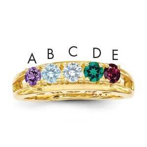 Family Jewelry Ring Mounting 14k Gold XMR71/5-7, MPN: XMR71_5--6, 883957870120