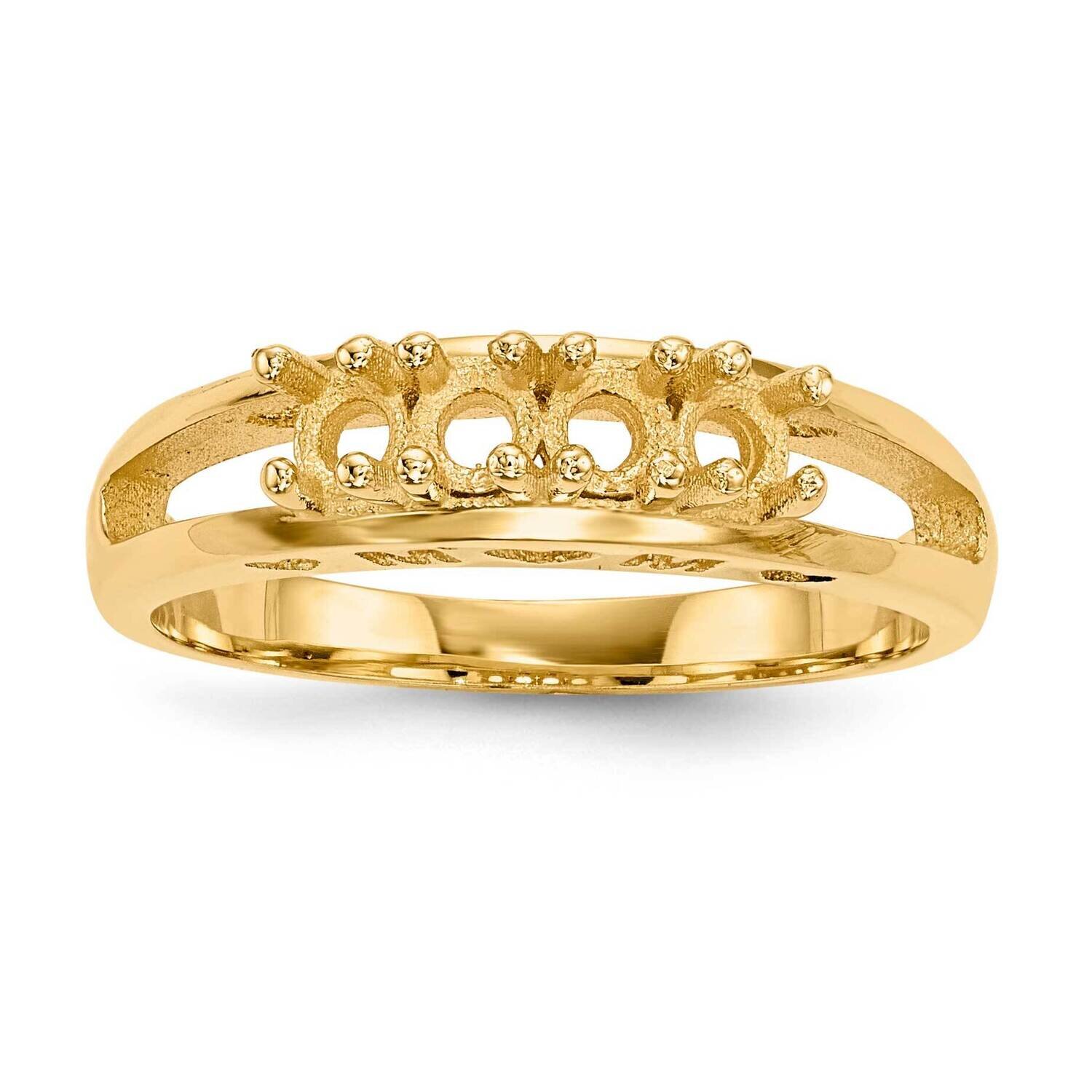 Family Jewelry Ring Mounting 14k Gold XMR71/4-7, MPN: XMR71-4, 883957499963