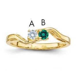 Synthetic Family Jewelry Ring 14k Gold XMR86/2SY, MPN: XMR86_2--6, 883957968209