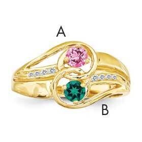 Family Jewelry Ring Mounting 14k Gold XMR93/2-7, MPN: XMR93_2--6, 883957970110