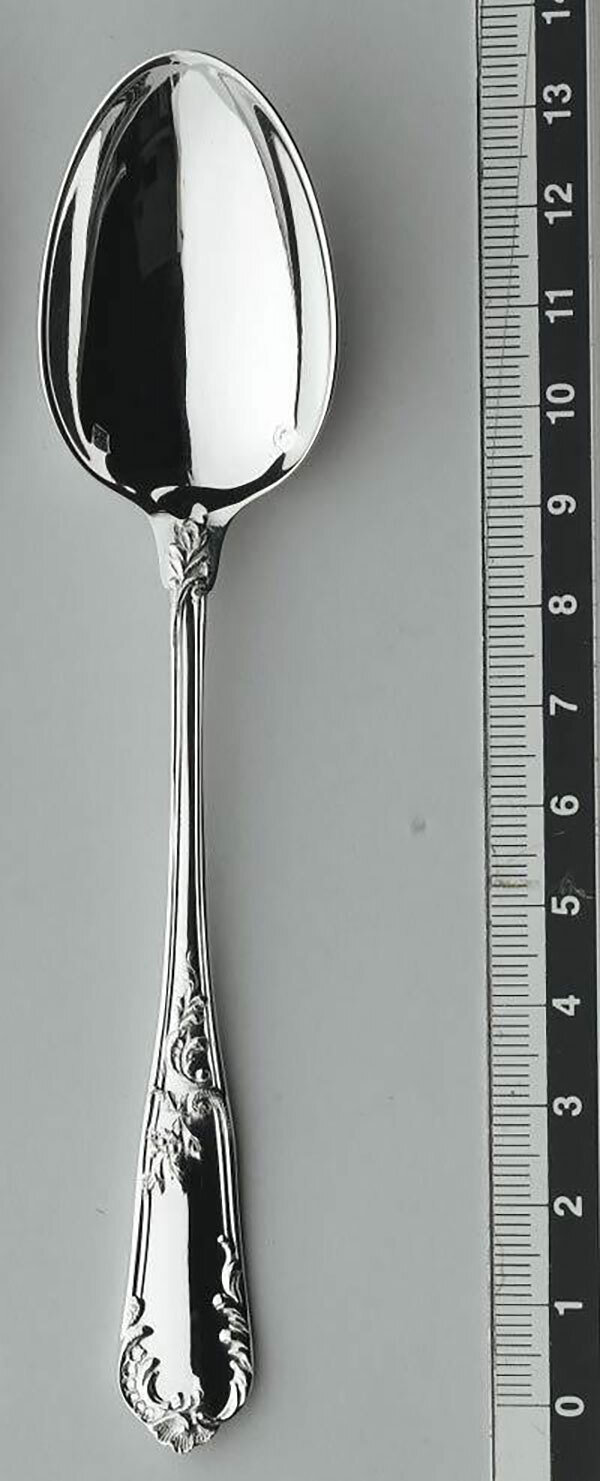 Ercuis Rocaille After-Dinner Tea Spoon Sterling Silver F630720-09, MPN: F630720-09, 3660656039389