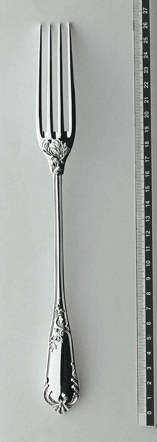Ercuis Rocaille Serving Fork Sterling Silver F630720-42