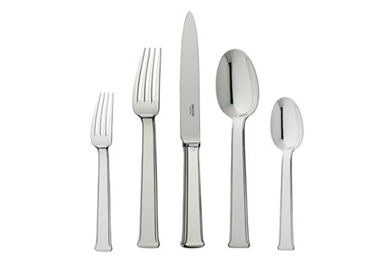 Ercuis Sequoia 5 Piece Place Setting with Anti-Tarnish Bag Sterling Silver F630930-DF