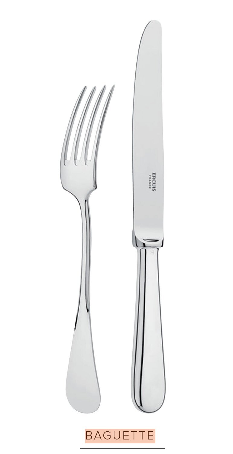 Ercuis Baguette Germany Austria / 110-Pieces Set In An Antitarnish Case Silver Plated F650340-MQ, M…