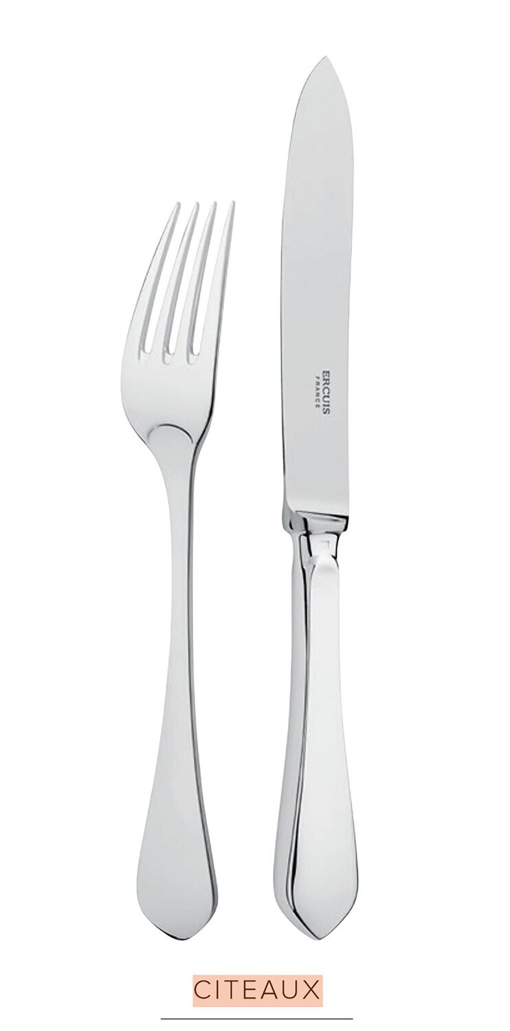 Ercuis Citeaux Dessert Fork Silver Plated F650350-05, MPN: F650350-05, 3660656046028