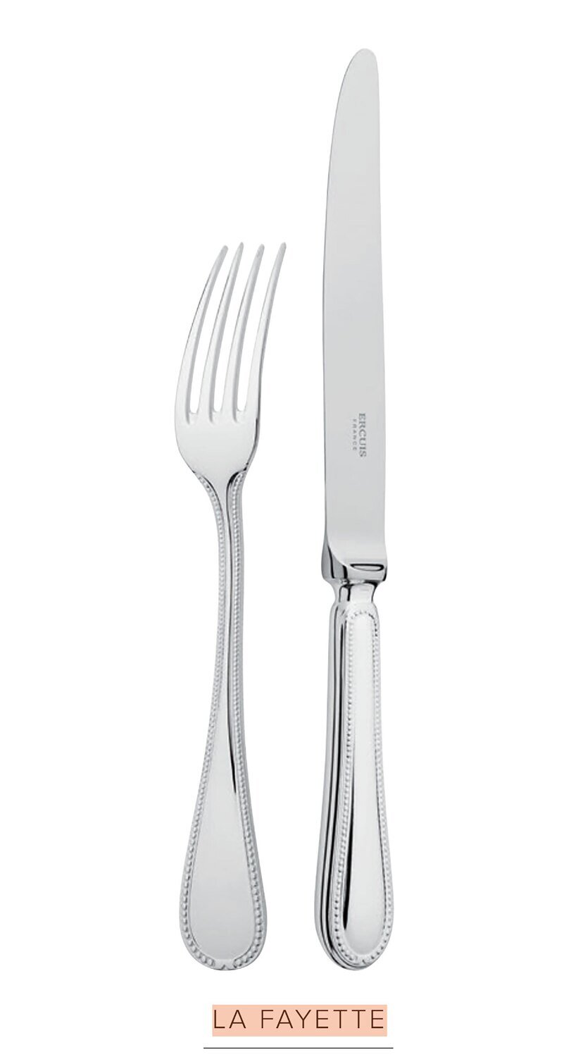 Ercuis La Fayette Fish Knife Silver Plated F650450-08, MPN: F650450-08, 3660656049593