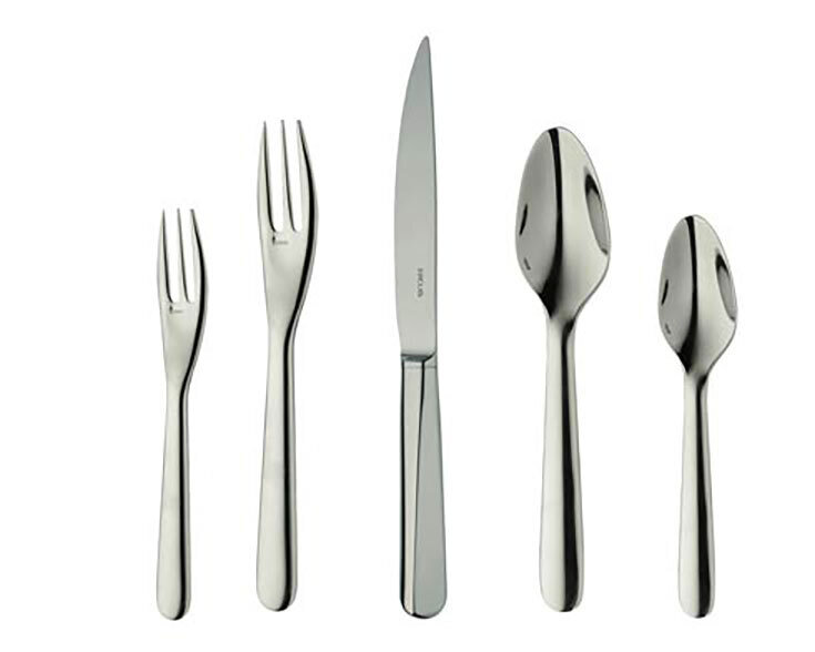 Ercuis Equilibre 5 Piece Place Setting (-01,-02,-03,-07,-12) Stainless Steel F660740-DC, MPN: F6607…