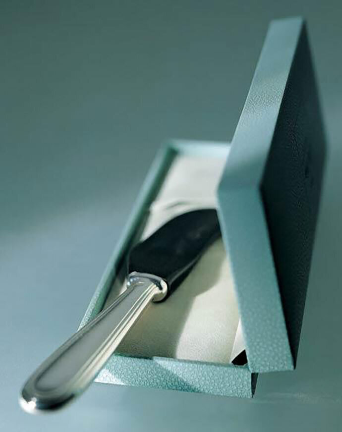 Ercuis Couverts Specifiques Horn Caviar Corne Spreader In A Case Silver Plated F650990-Z4, MPN: F65…