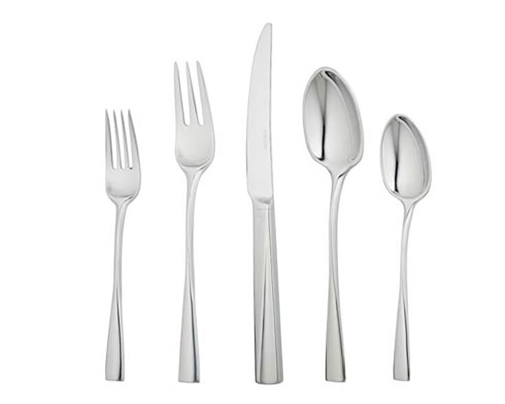 Ercuis Chorus 5 Piece Place Setting with Anti-Tarnish Bag Stainless Steel F660060-DC