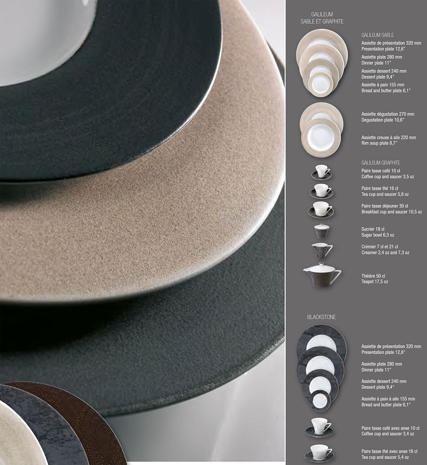 Deshoulieres Blackstone Coffee Saucer 033920, MPN: 33920, 3104363069029