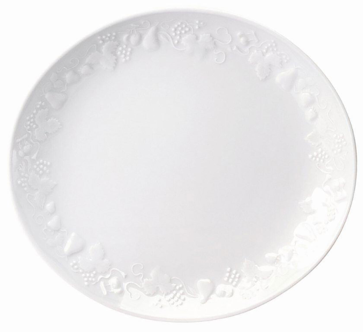 Deshoulieres Blanc De Blanc Big Oval Steak Plate APSTG-CA, MPN: APSTG-CA, 3104360396876