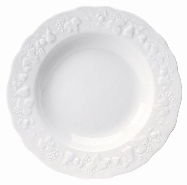 Deshoulieres Blanc De Blanc Rim Soup Plate ACA-CA
