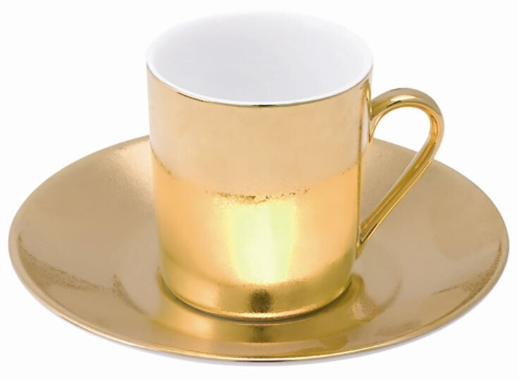 Deshoulieres Carat Gold Coffee Cup TC-RI6020