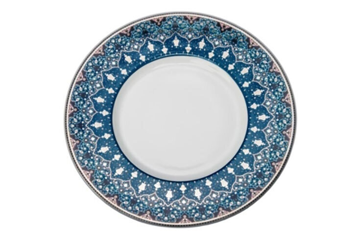 Deshoulieres Dhara Peacock Dessert Plate AD-HA3189, MPN: AD-HA3189, 3104361365727