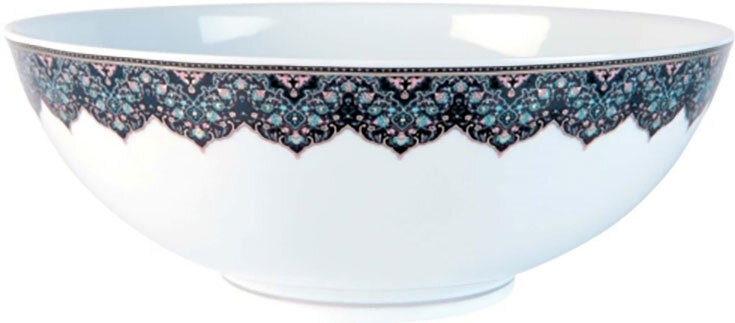 Deshoulieres Dhara Peacock Salad Bowl Large SD28-RI3189, MPN: SD28-RI3189, 3104361366137