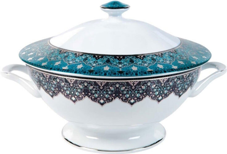 Deshoulieres Dhara Peacock Soup Tureen SPPI-RI3189, MPN: SPPI-RI3189, 3104361366168