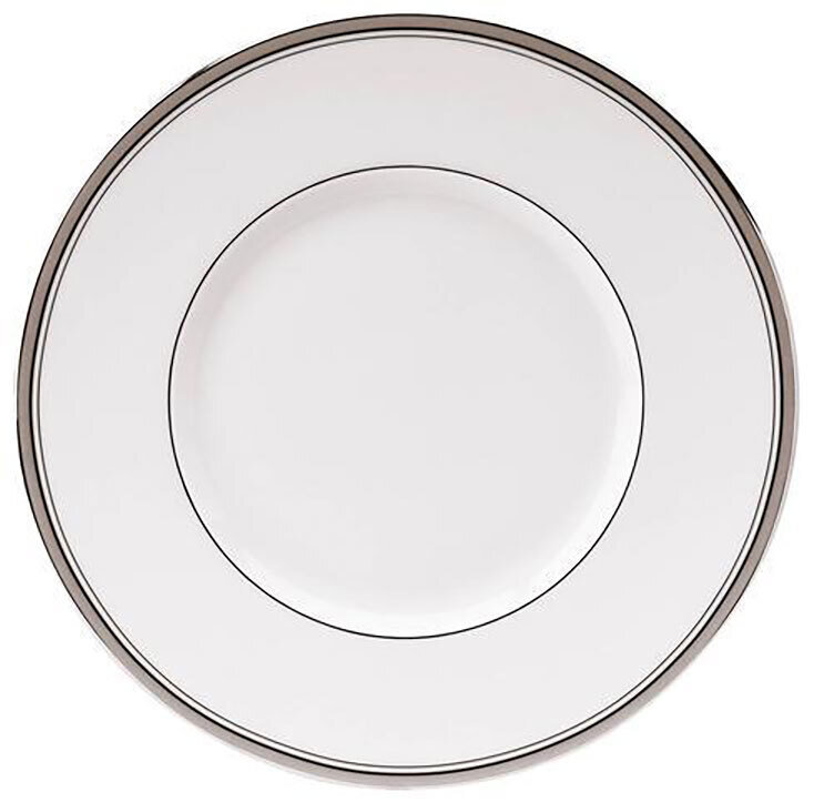 Deshoulieres Excellence Grey Dinner Plate Large Rim AP-HA7183, MPN: AP-HA7183, 3104361014656