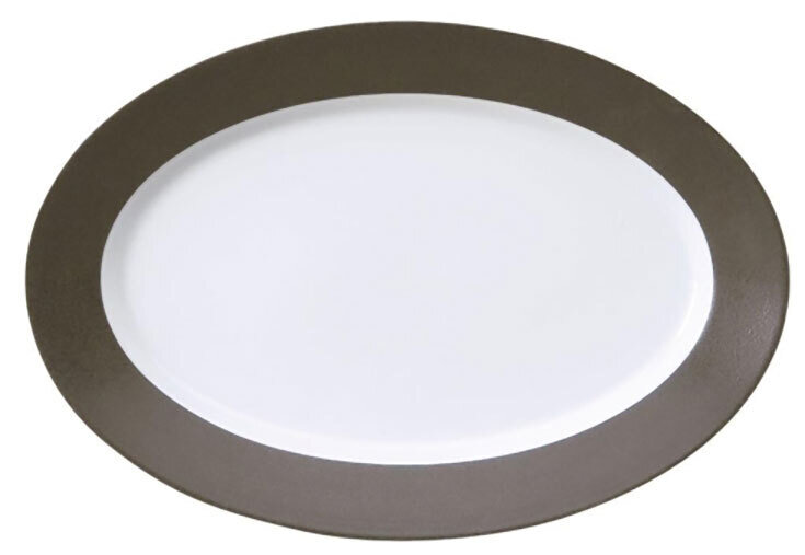 Deshoulieres Galileum Graphite Oval Platter POV14-TU7308, MPN: POV14-TU7308,