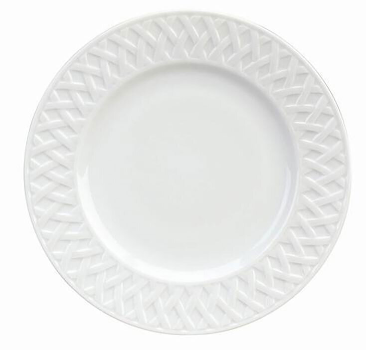 Deshoulieres Louisiane Extra White Dessert Plate AD-LS