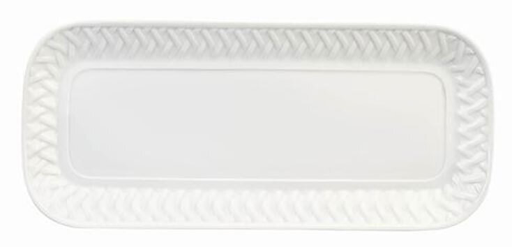 Deshoulieres Louisiane Extra White Rectangular Cake Platter PCK-LS