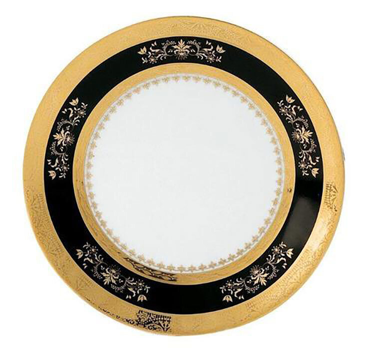 Deshoulieres Orsay Black Bread &amp; Butter Plate APP-RI7419, MPN: APP-RI7419, 3104361235136