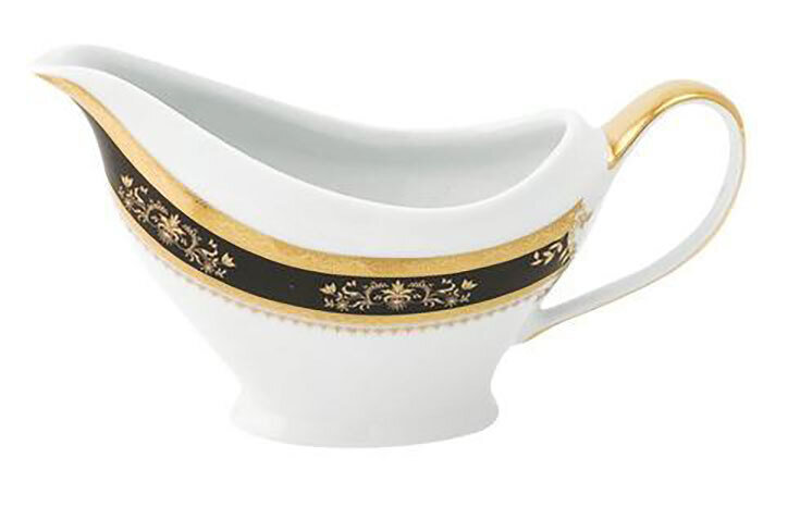 Deshoulieres Orsay Black Sauce Boat SO-RI7419, MPN: SO-RI7419, 3104361235181