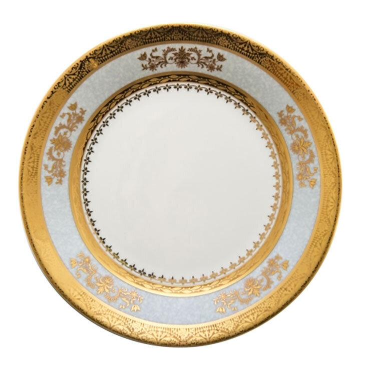Deshoulieres Orsay Powder Blue Bread &amp; Butter Plate APP-RI6289, MPN: APP-RI6289, 3104360047846