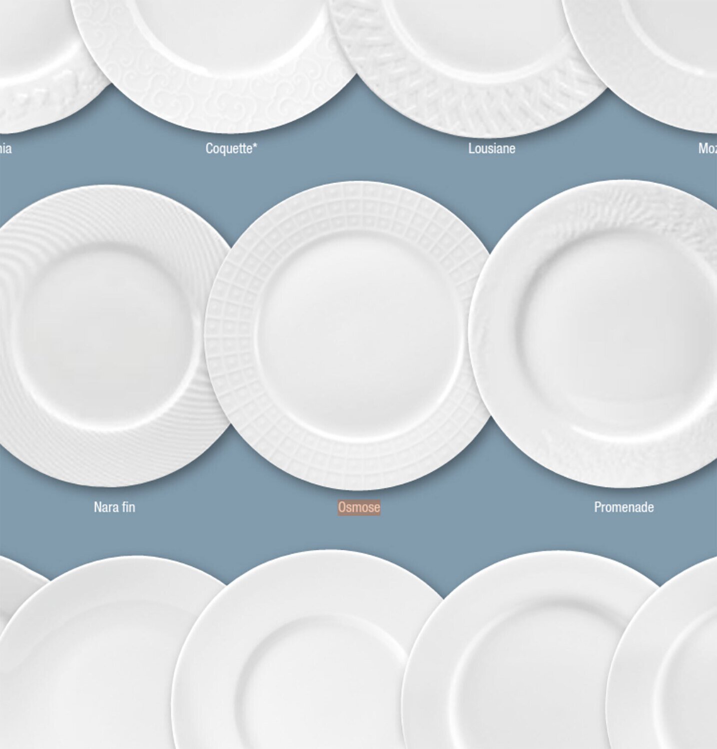Deshoulieres Osmose Extra White Bread &amp; Butter Plate APP-OS, MPN: APP-OS, 3104361130653