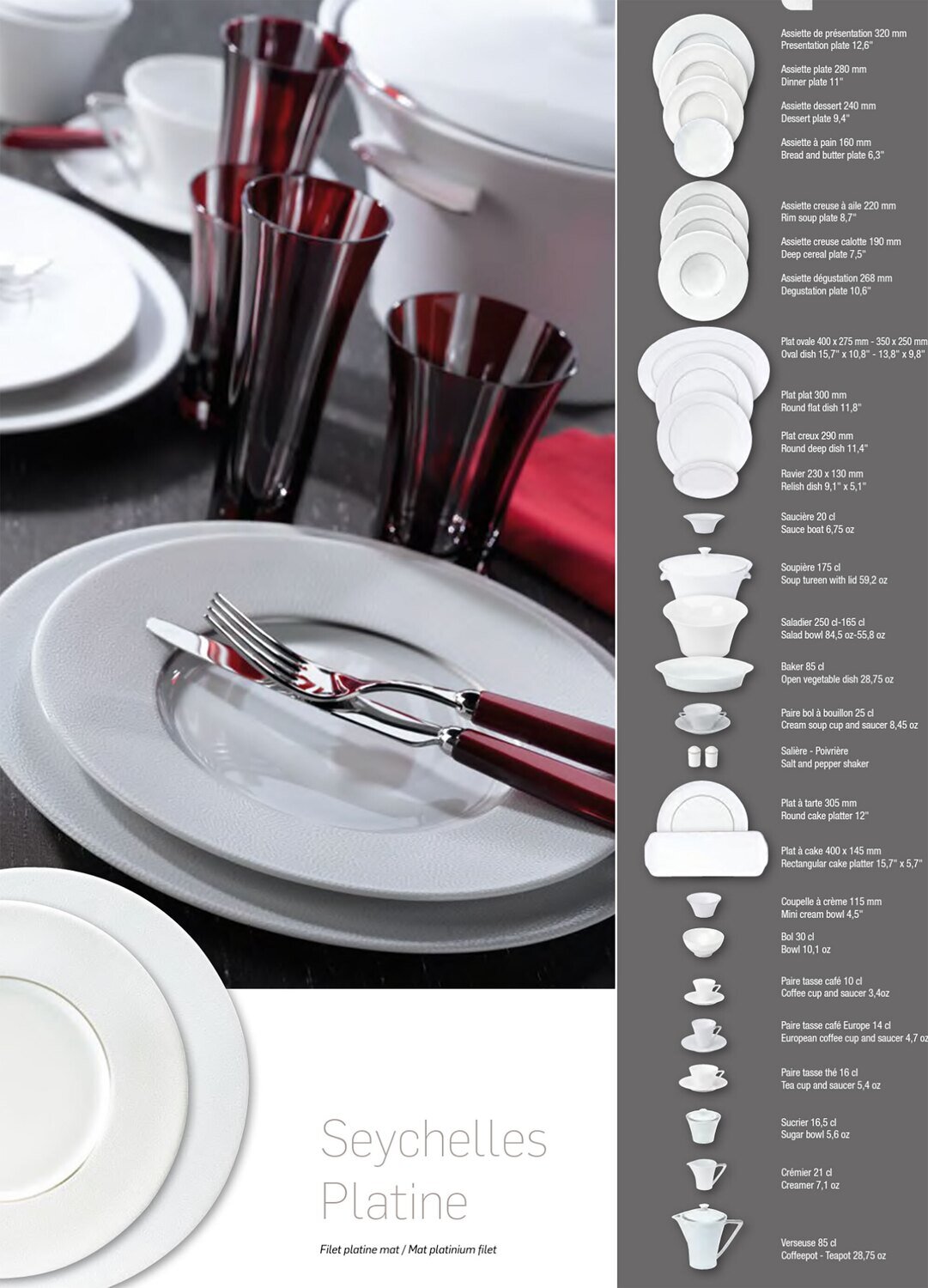 Deshoulieres Seychelles Matte Platinum Filet Soup Tureen With Lid SP-HA6989, MPN: SP-HA6989,