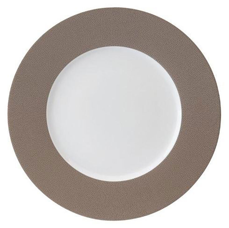 Deshoulieres Seychelles Taupe Dessert Plate Large Rim AD-HA7432, MPN: AD-HA7432, 3104361241793