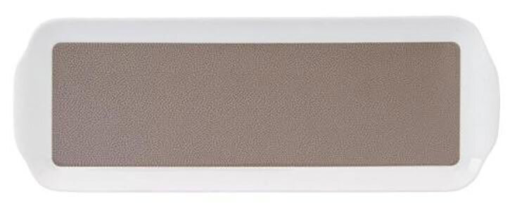 Deshoulieres Seychelles Taupe Rectangular Cake Platter PCK-HA7432, MPN: PCK-HA7432, 3104361275613
