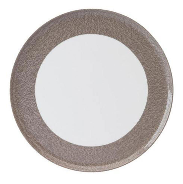 Deshoulieres Seychelles Taupe Round Cake Platter PTA-HA7432, MPN: PTA-HA7432, 3104361275620