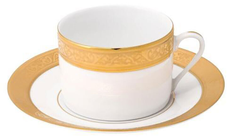 Deshoulieres Trianon Gold Tea Saucer ST-RI7070
