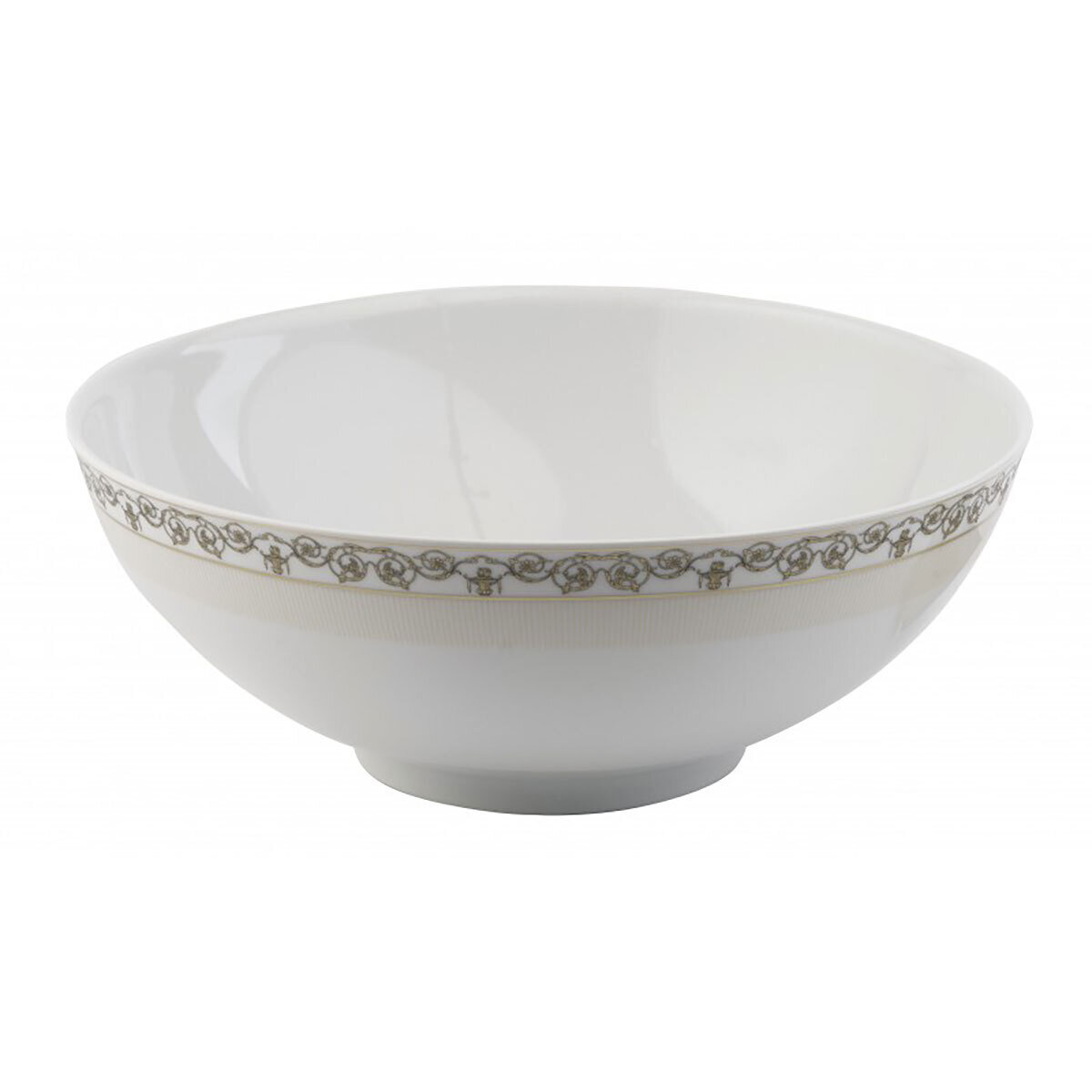 Deshoulieres Tuileries White Salad Bowl Large 036487