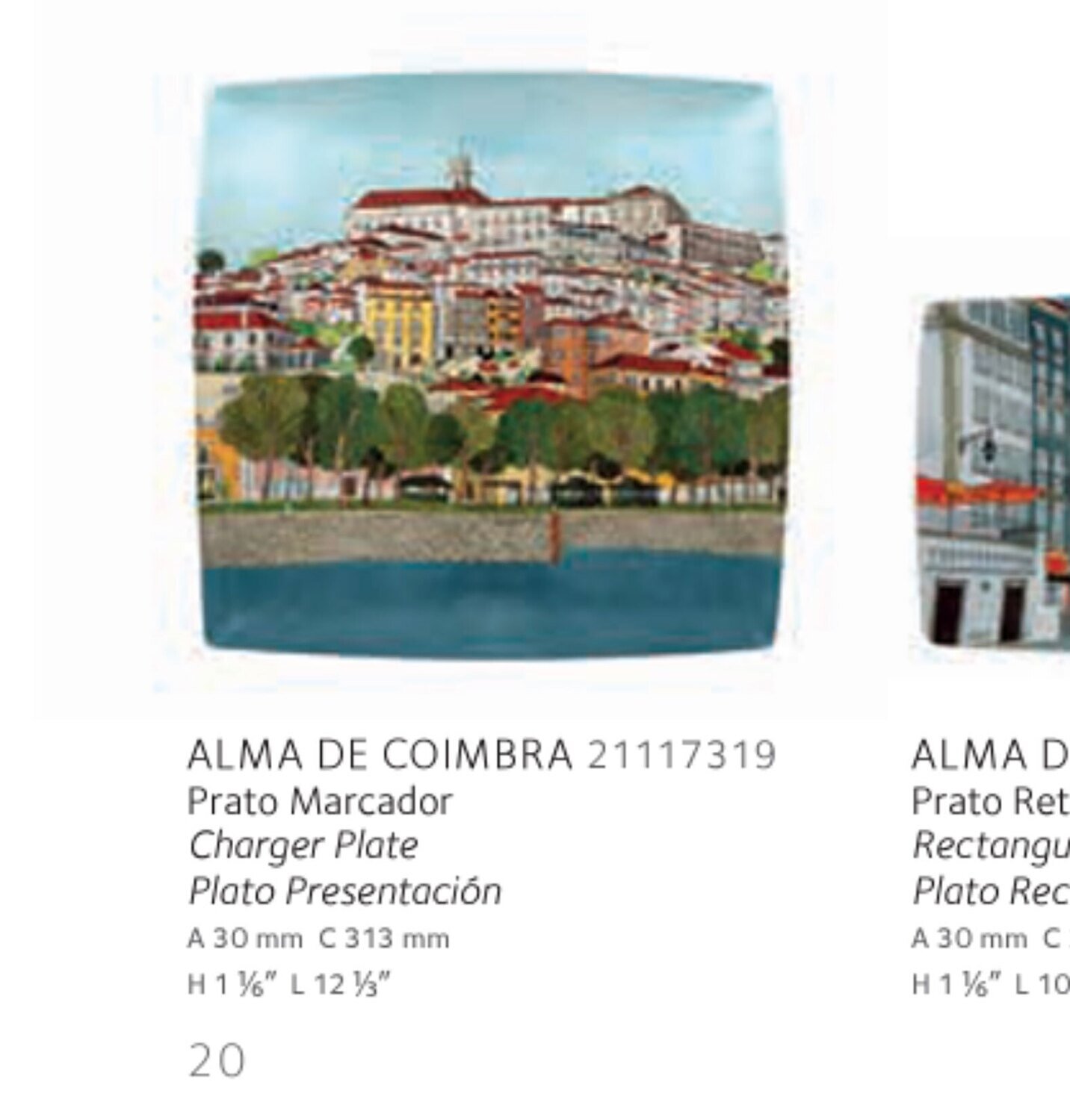Vista Alegre Alma Coimbra Charger Plate 21117319