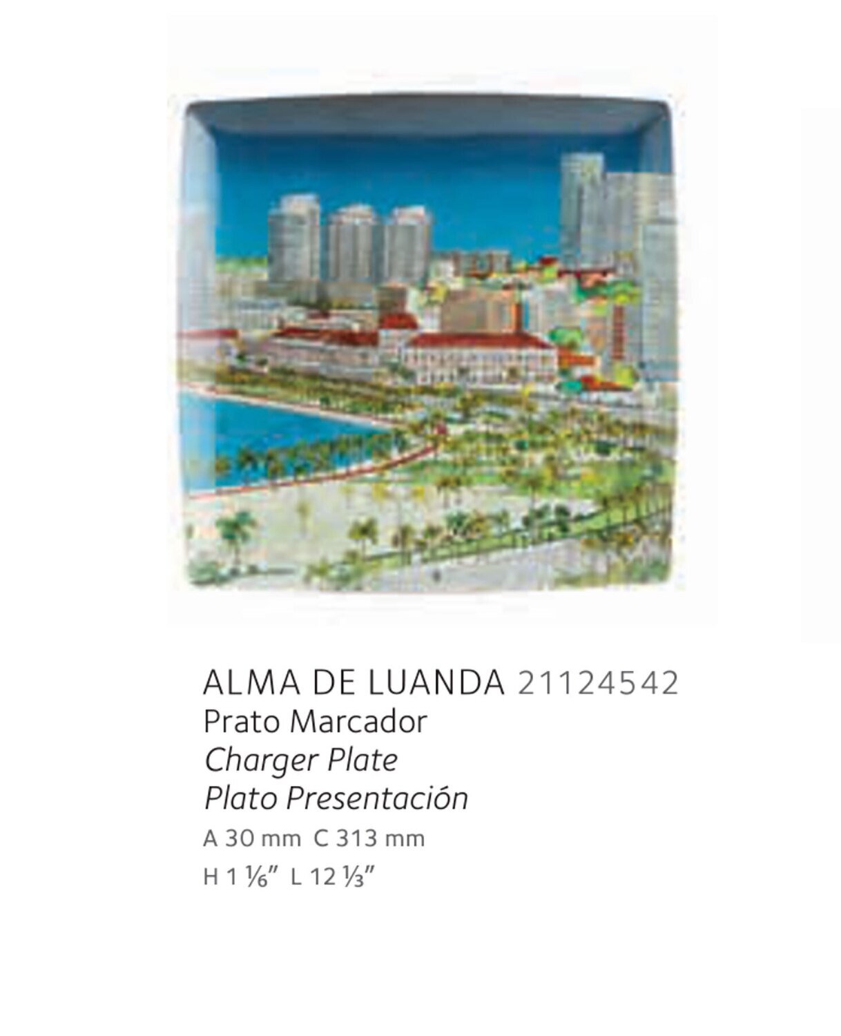 Vista Alegre Alma Luanda Charger Plate 21124542