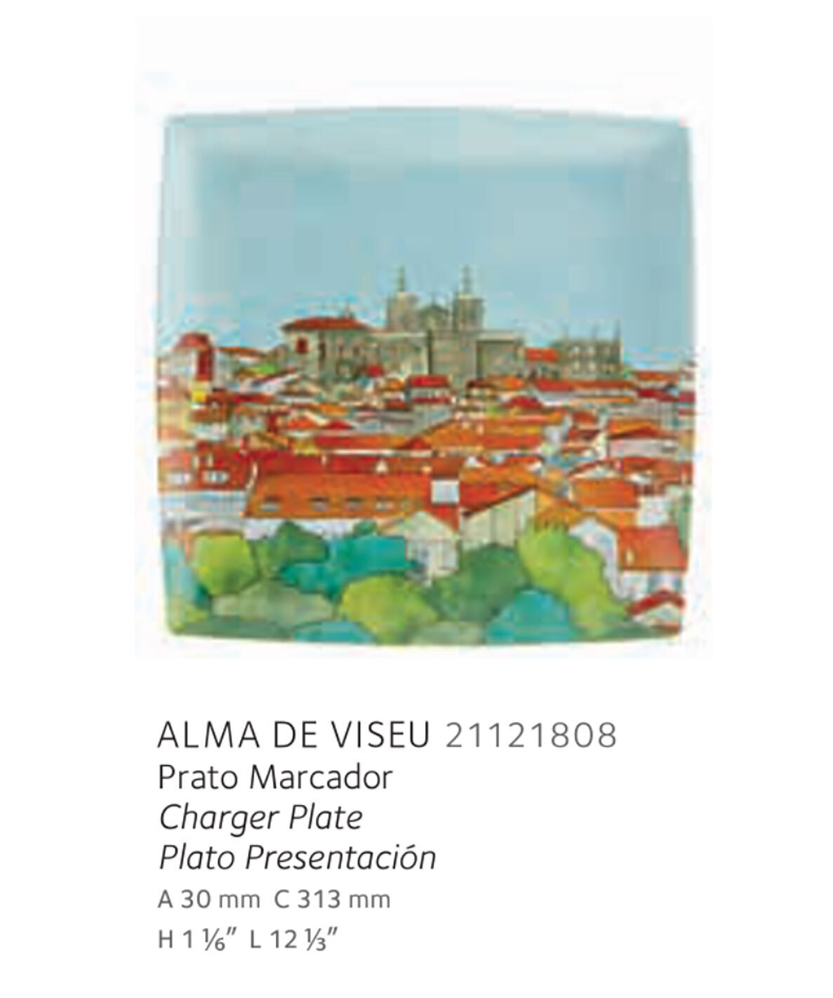 Vista Alegre Alma Viseu Charger Plate 21121808, MPN: 21121808, 5601266397832