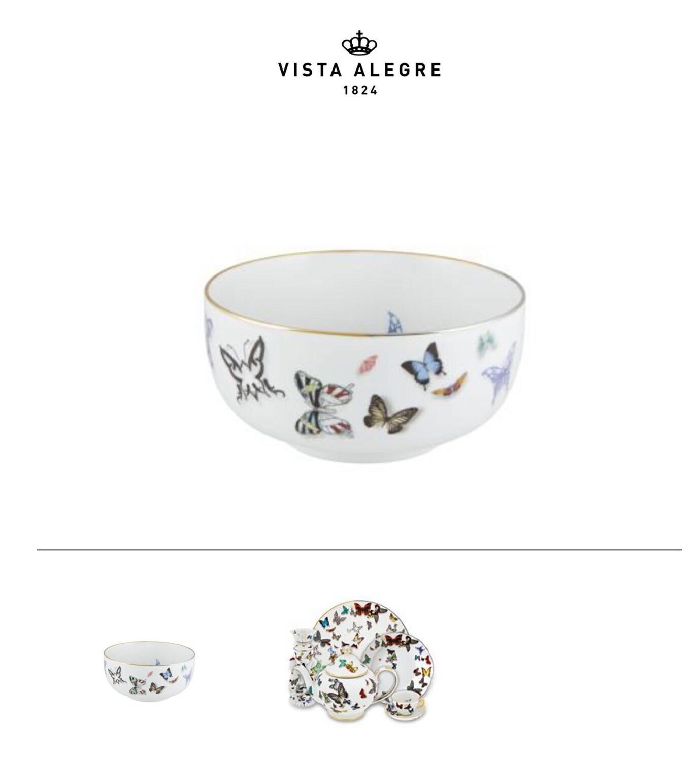 Vista Alegre Christian Lacroix Butterfly Parade Bowl 6 21126900, MPN: 21126900, 5601266792170