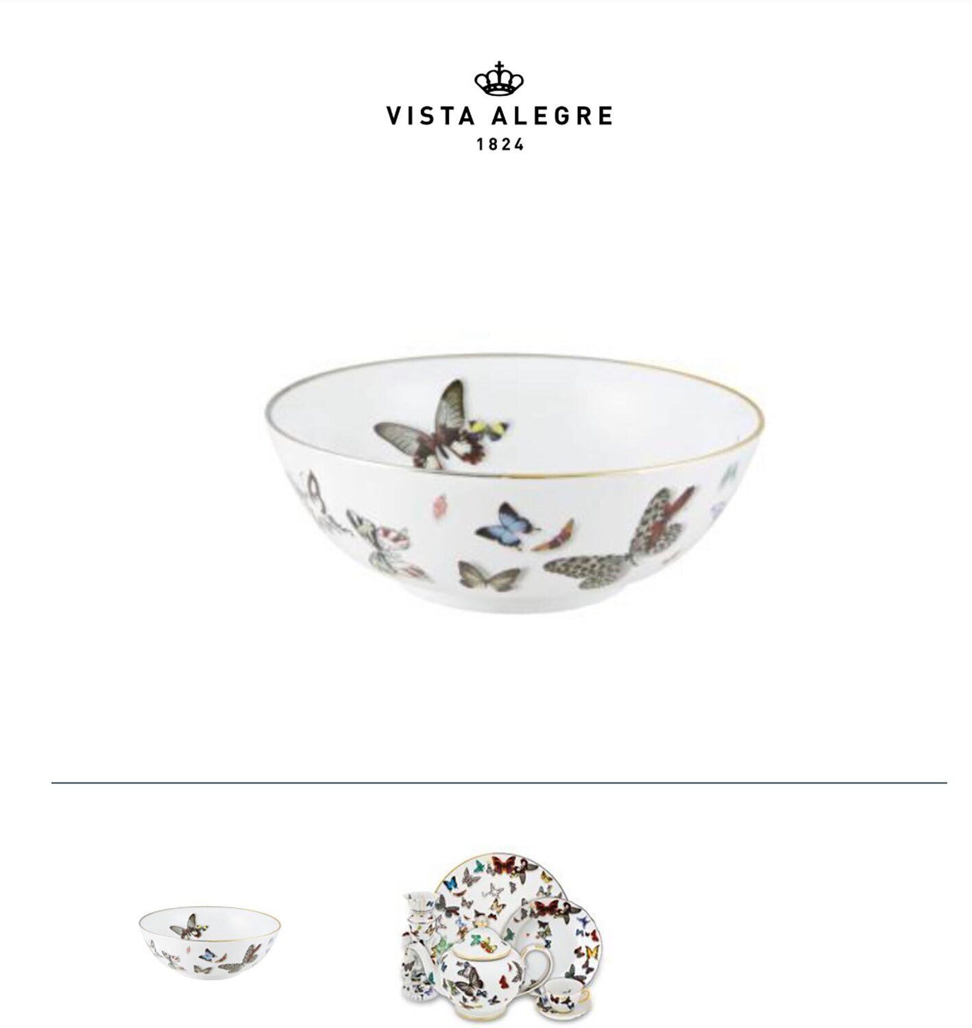 Vista Alegre Christian Lacroix Butterfly Parade Bowl 7 21126901, MPN: 21126901, 5601266792514