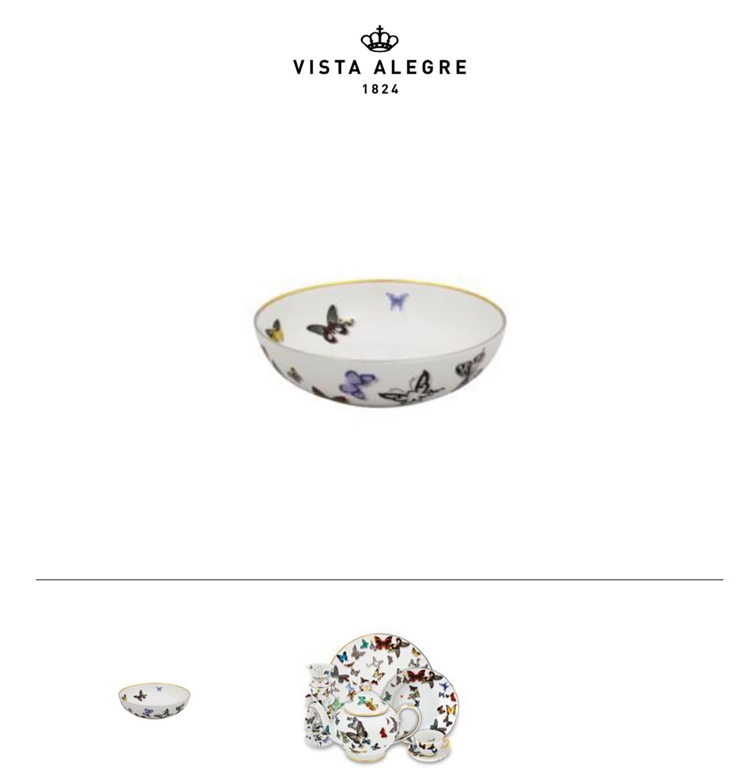 Vista Alegre Christian Lacroix Butterfly Parade Soup Bowl 21123898, MPN: 21123898, 5601266470474