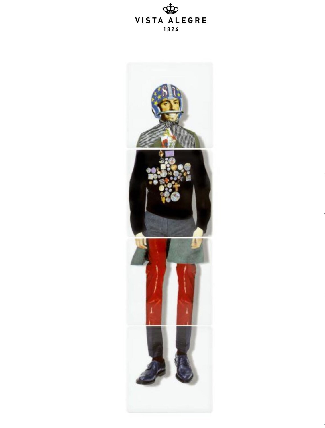 Vista Alegre Christian Lacroix Love Who You Want Set Of 4 Coasters Football Player 21123015, MPN: 2…