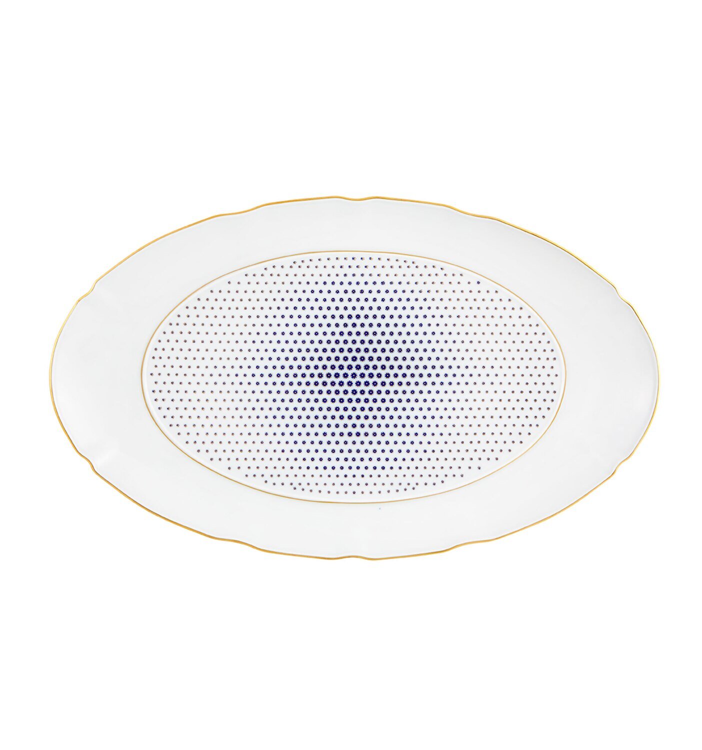Vista Alegre Constellation D&#39;Or Large Oval Platter 21134780, MPN: 21134780,