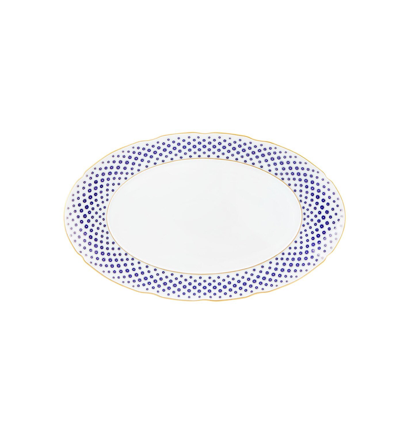 Vista Alegre Constellation D&#39;Or Medium Oval Platter 21134781, MPN: 21134781,