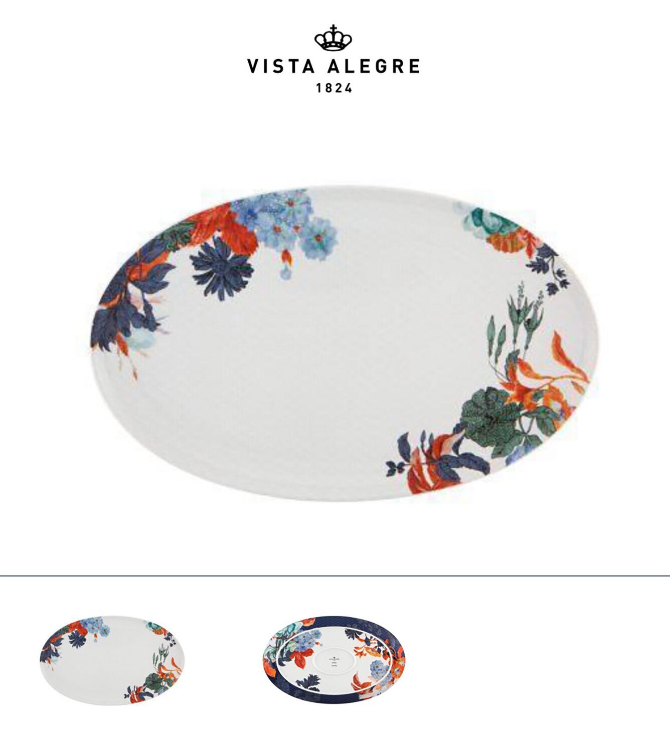 Vista Alegre Duality Large Oval Platter 21135993, MPN: 21135993,