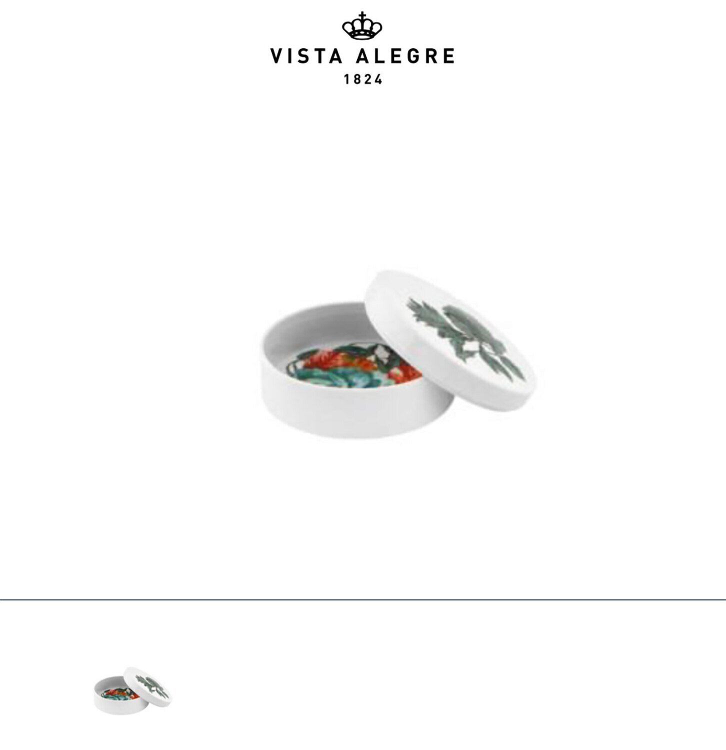 Vista Alegre Duality Large Round Box 21136011, MPN: 21136011,