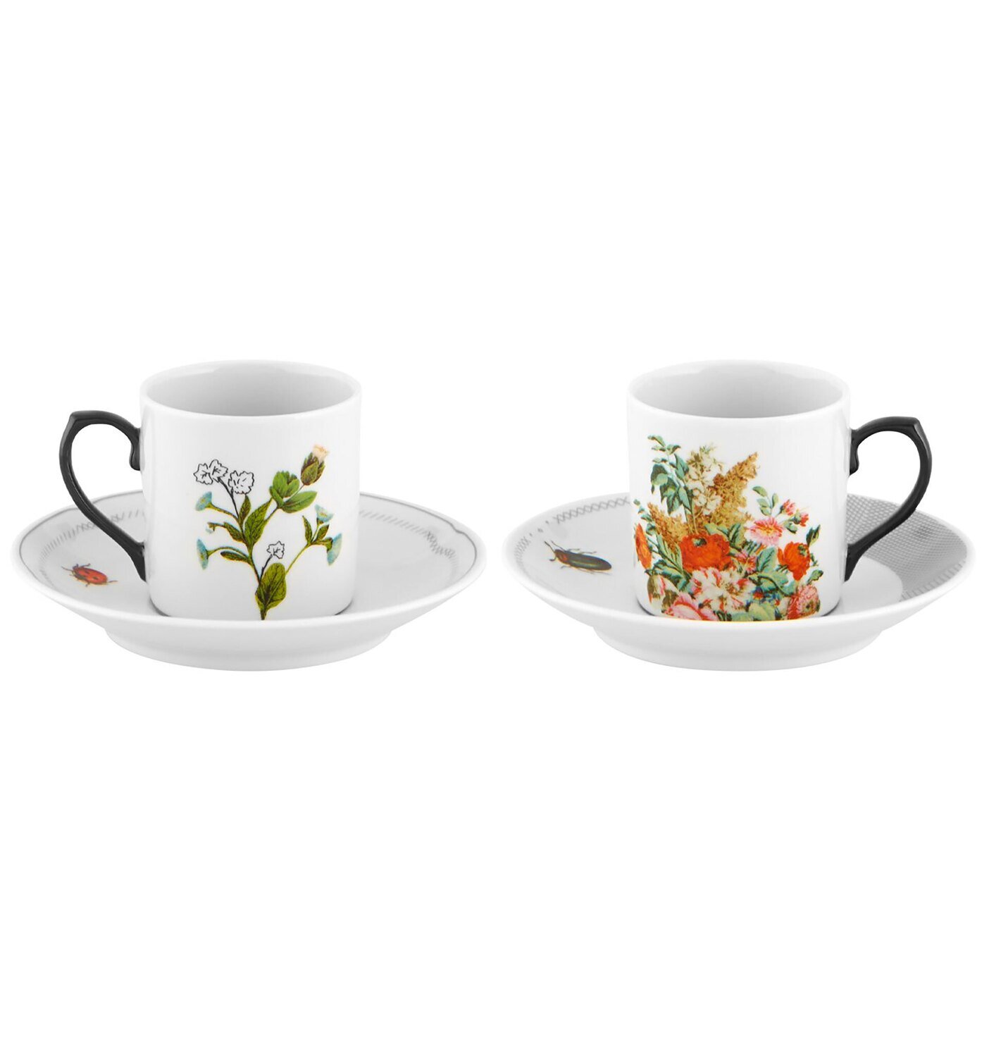 Vista Alegre Petites Histoires Set 2 Coffee Cup &amp; Saucers 21135858, MPN: 21135858,