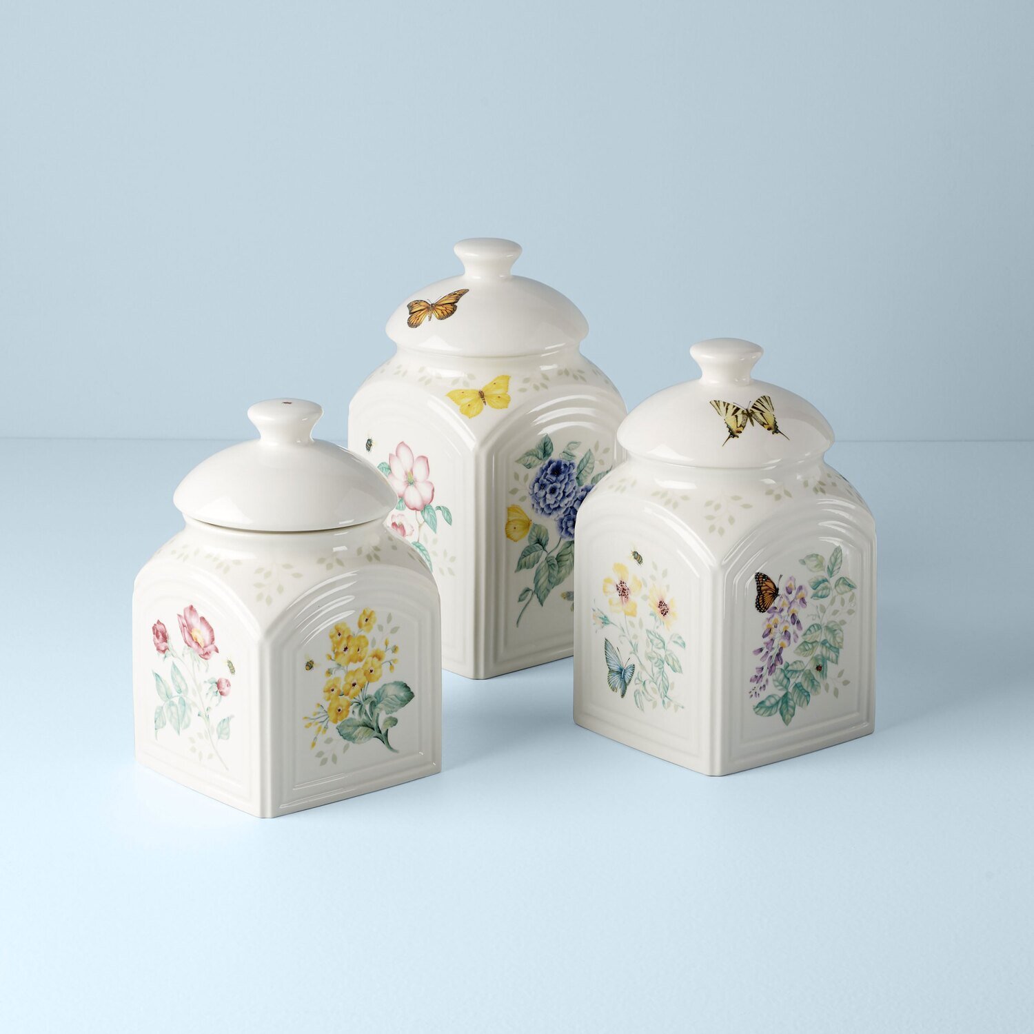 Lenox Butterfly Meadow Square Canisters Set of 3 888255
