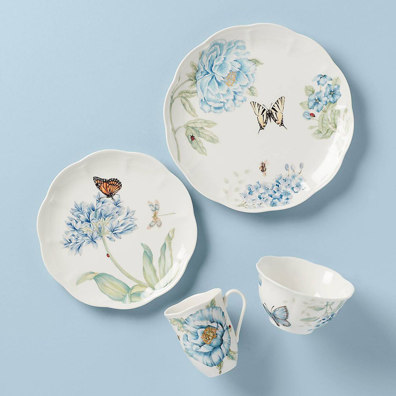 Lenox Butterfly Meadow Blue 4 Piece Place Setting 833421, MPN: 833421, 882864405517